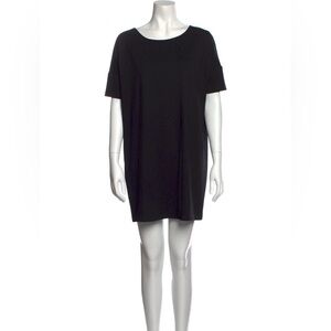 Hatch Size 0 XS Black Pullover Short Sleeve Stretch Shift Mini Dress USA Made